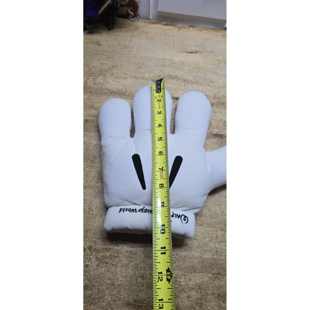 Disney World Mickey Mouse White Plush Glove Hand